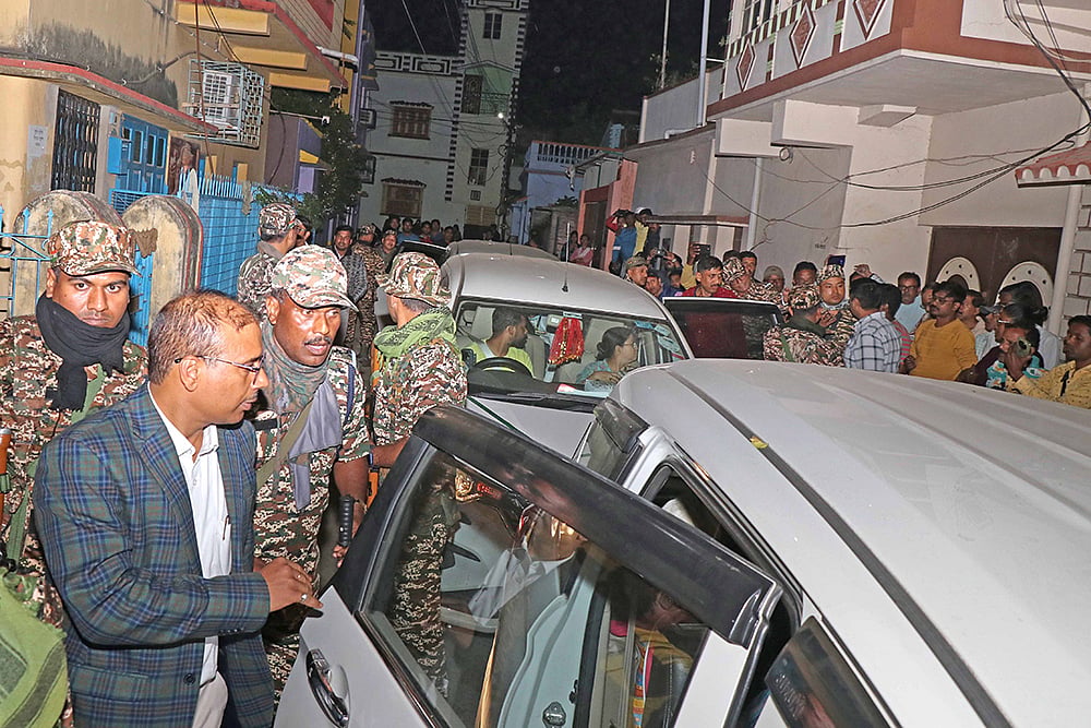 ED search at Chandranath Sinhas residence