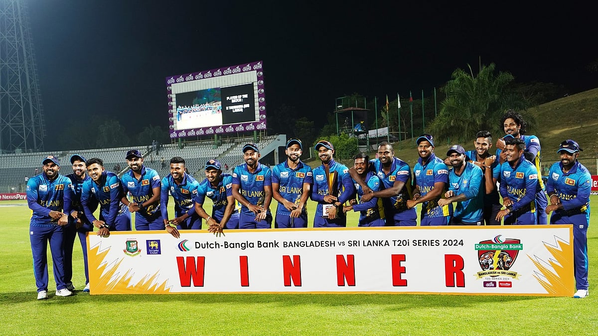 Asked to set a target, Sri Lanka rode Kusal Mendis' 86 to score a total of 174/7. The visitors then dismissed Bangladesh for 146 all out. - SLC