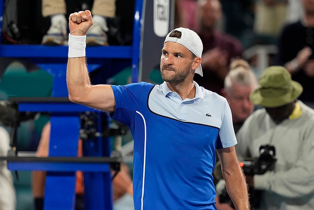 | Photo: AP/Marta Lavandier : Miami Open 2024: Grigor Dimitrov vs Carlos Alcaraz
