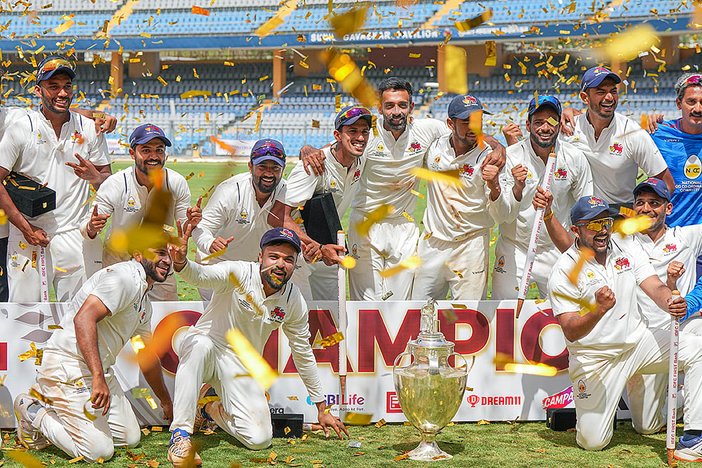 | Photo: PTI/Shashank Parade : Ranji Trophy Final: Mumbai vs Vidarbha