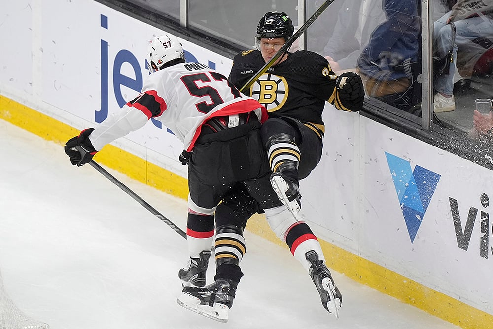NHL: Boston Bruins vs Ottawa Senators