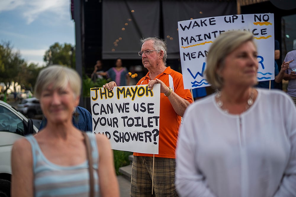 | Photo: AP/Jerome Delay : Johannesburg Water Crisis
