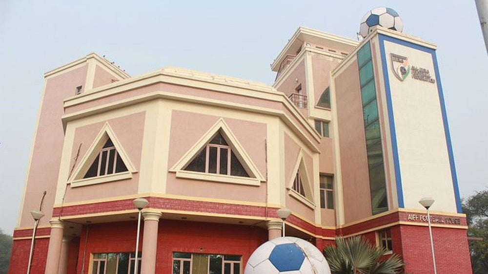 Nilanjan Bhattacharjee was appointed after Chaubey took charge as AIFF head in September 2022. In the photo, AIFF Football House. - File