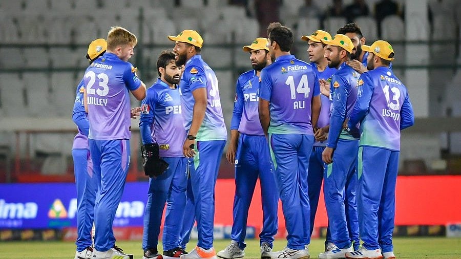 Multan Sultans players celebrating after a wicket in PSL 2024. - Photo: X/ @thePSLt20