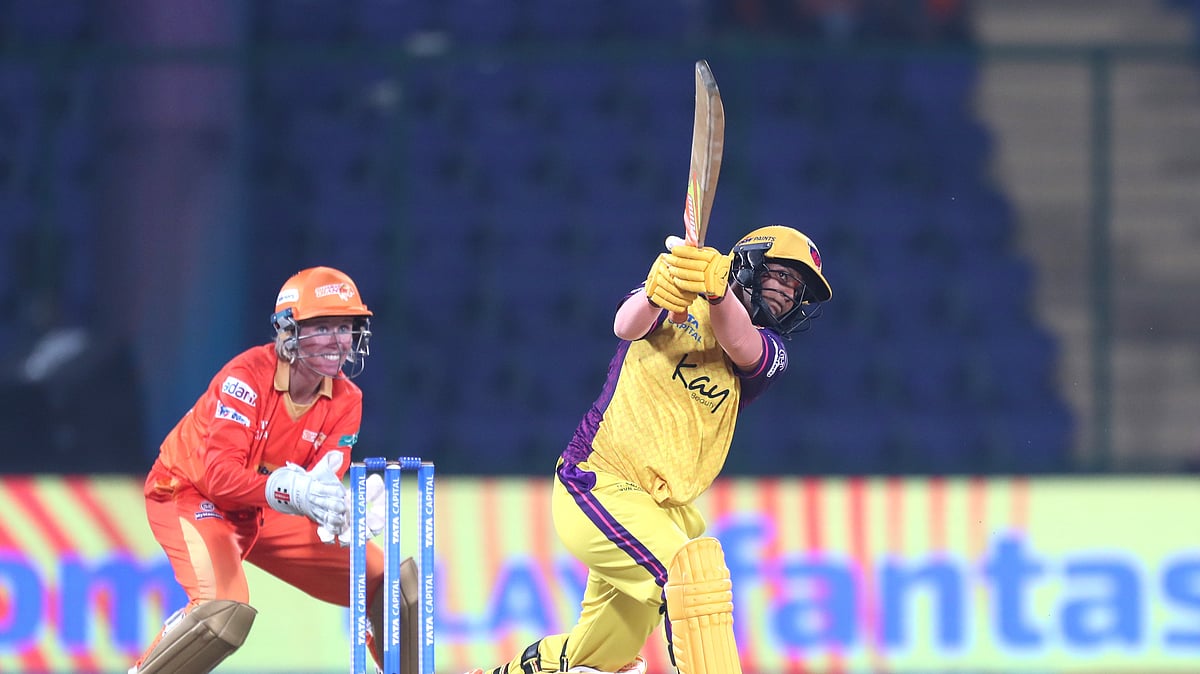 Photo: X/ @wplt20 : Deepti Sharma made 88 not out off 60 balls while chasing the 153-run target set by GGT.