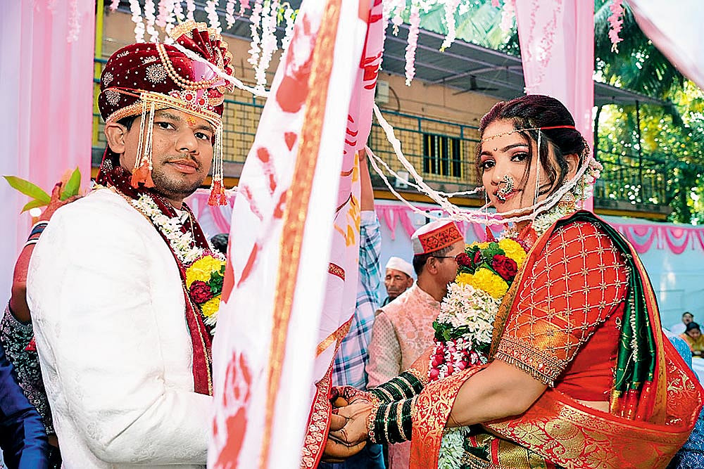 Photo: Dr Swapnil Gadag : Back to Roots: Swapnil Gadag and Manju Gosai’s fairytale Warli wedding  