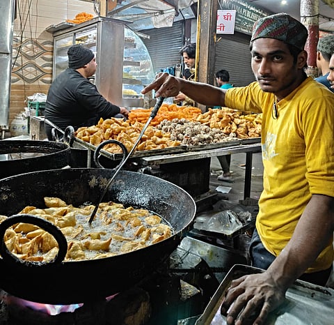 Samosa seller