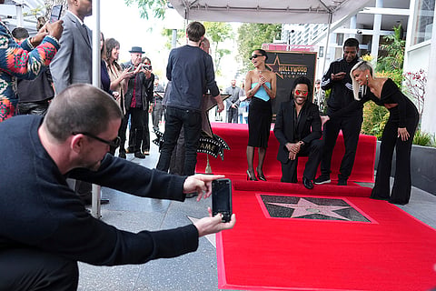 Lenny Kravitz Honoured With Star On Hollywood Walk Of Fame