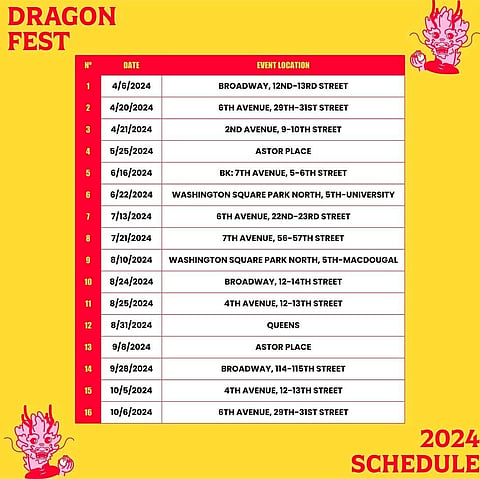 Dragon Fest 2024 Lineup