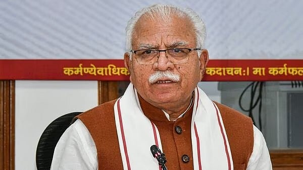 PTI : Former Haryana CM Manohar Lal Khattar |