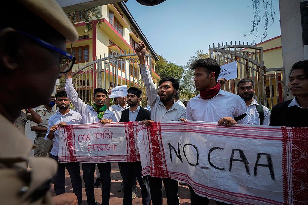 In Pics: Protests In Delhi, Guwahati After Centre Notifies CAA Rules