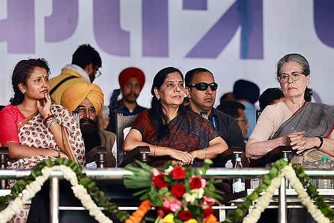 INDIA bloc Loktantra Bachao Rally in Delhi