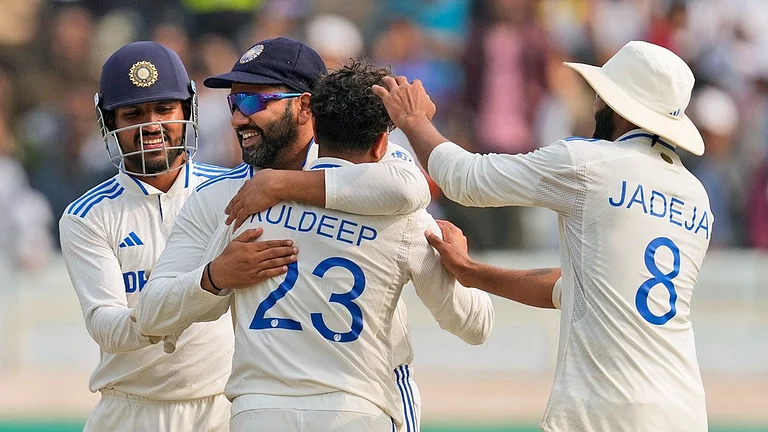 India beat England by five wickets in the fourth Test in Ranchi to clinch the five-match series 3-1. - AP/Ajit Solanki