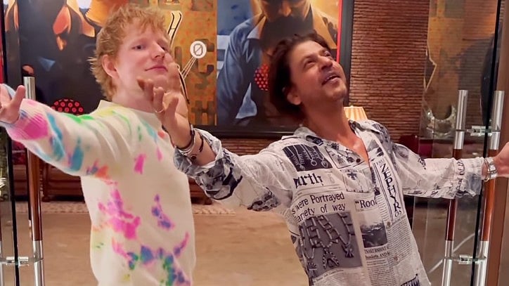 Instagram : Ed Sheeran and Shah Rukh Khan