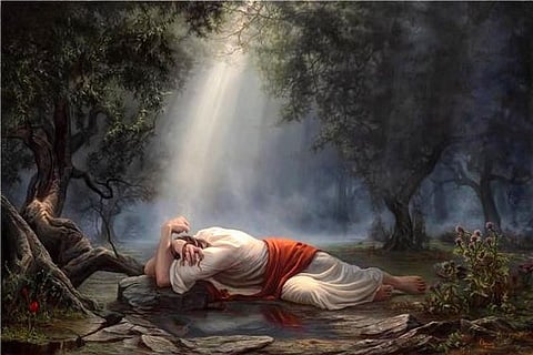 Jesus in the Garden of Gethsemane