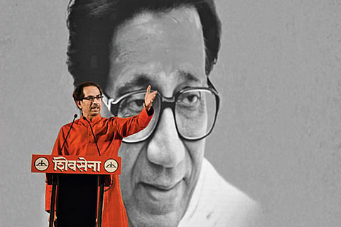 Then and Now: Uddhav Thackeray addresses a rally 