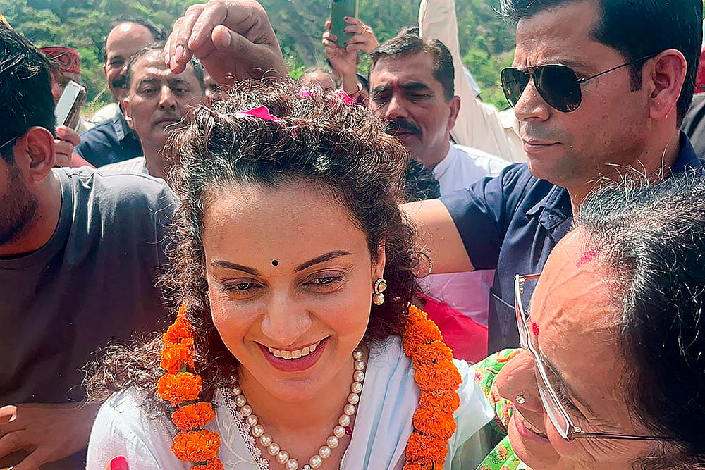 Kangana Ranaut campaigns