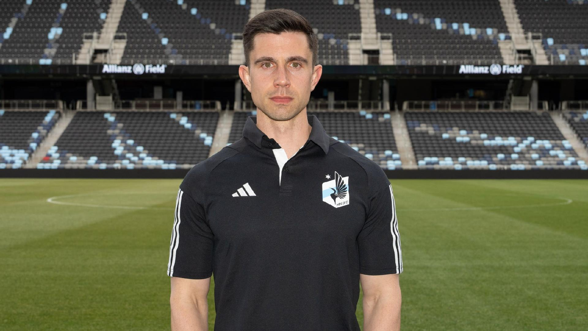 Handout Minnesota United/PA : Eric Ramsay left Manchester United’s coaching staff to become Minnesota United head coach.