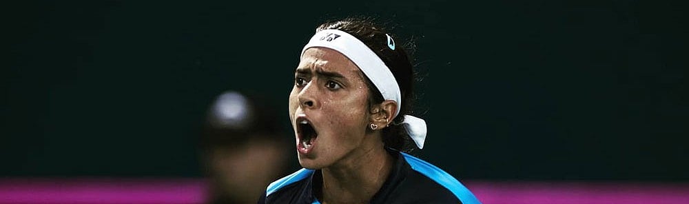 FIle : Ankita Raina is the highest-rated Indian singles player at the Billie Jean King Cup 2025 Qualifiers.