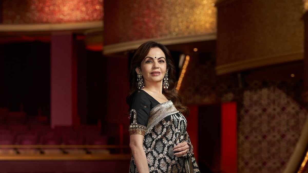 X : Indian sports administrator Nita Ambani.