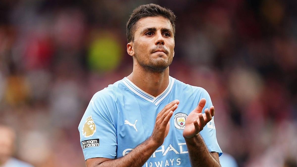 File photo of Manchester City midfielder Rodri. - null