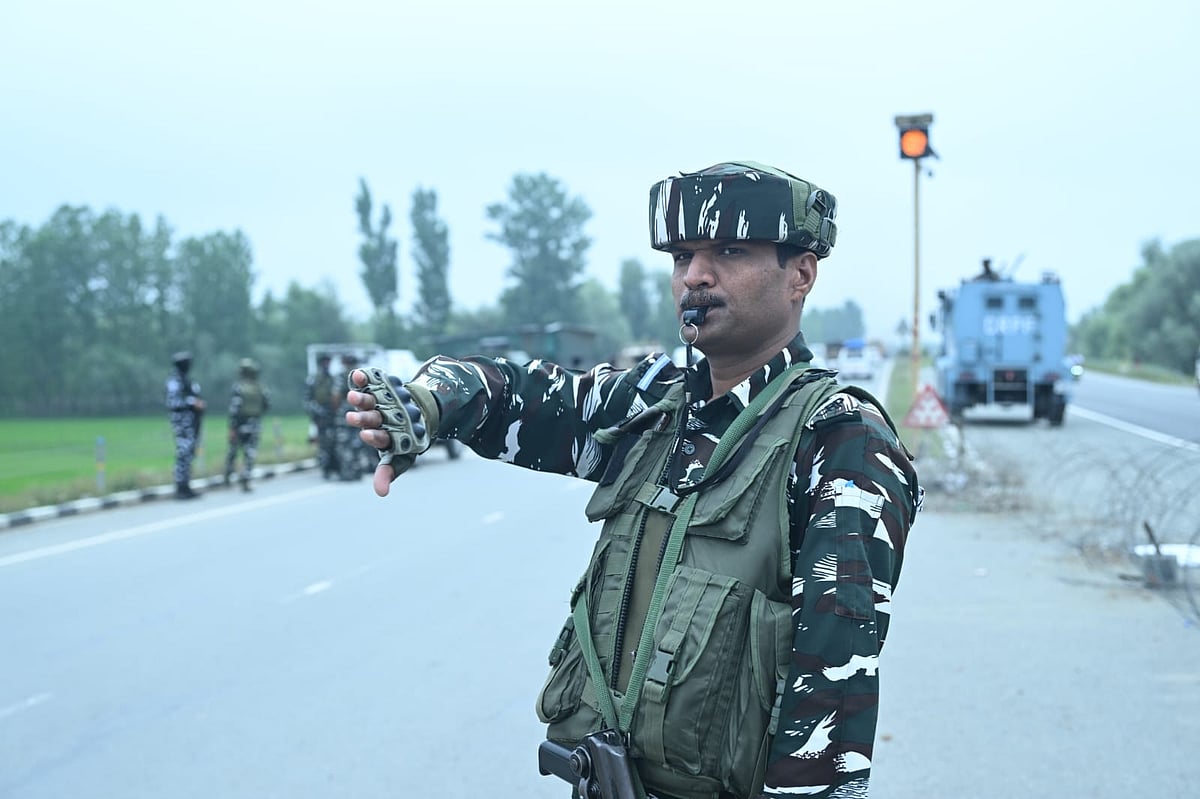 Representative image from X/@crpfindia : The gunfight took place in the forest area located along the Talperu river near Chipurbhatti village