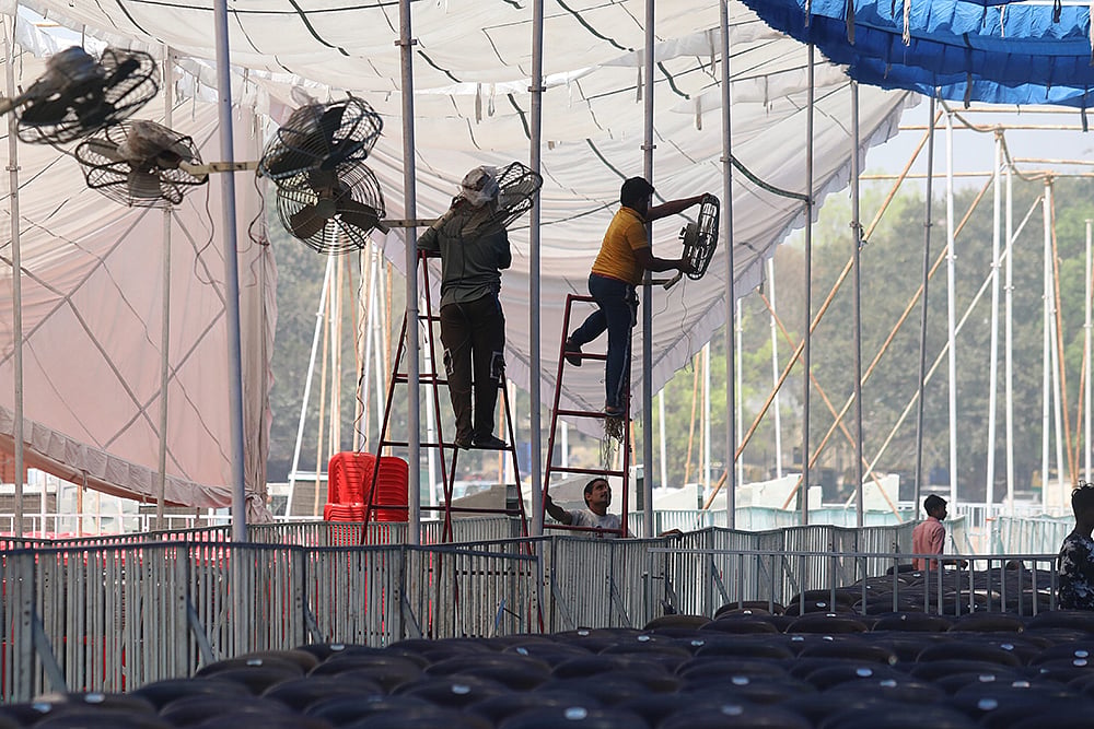 INDIA blocs mega rally preparations