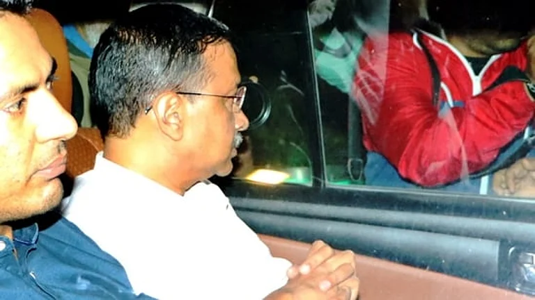 Delhi Chief Minister Arvind Kejriwal arrested by ED from his residence | - PTI