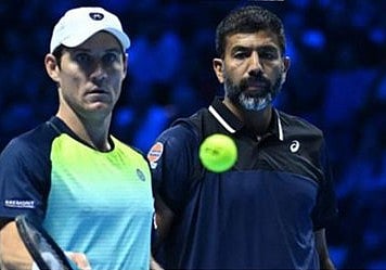 X/@SAI_Media : Rohan Bopanna and his Australian partner Matthew Ebden