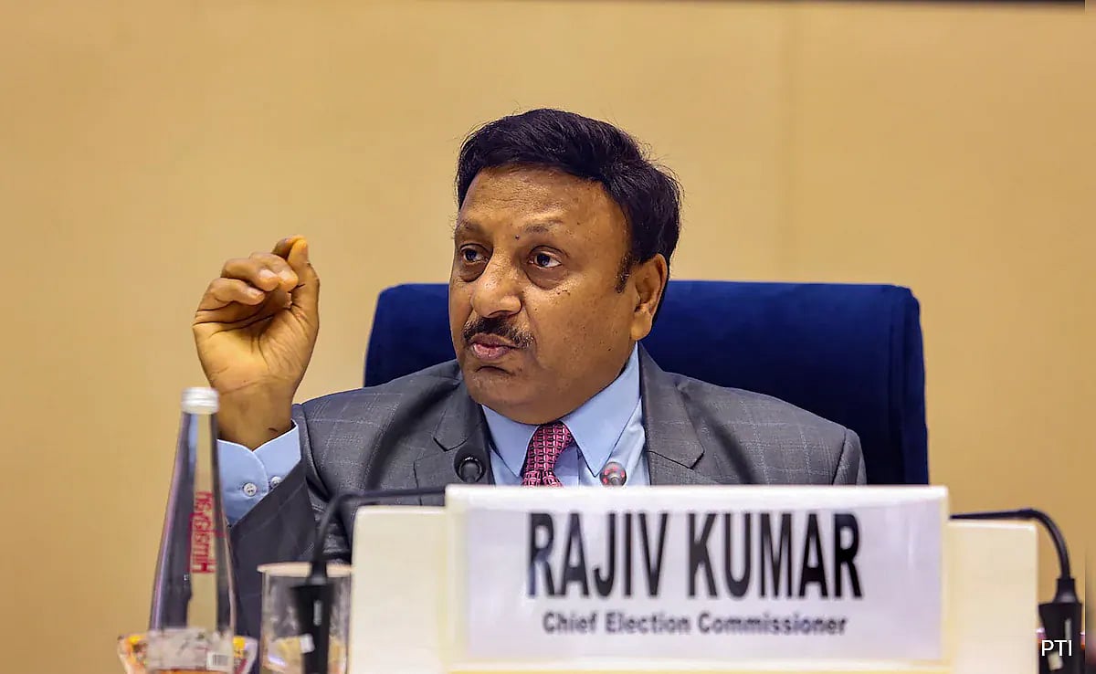PTI : Chief Election Commissioner Rajiv Kumar |