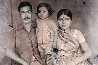 Keeping Father Alive: Dealing With My Father's Death Courtesy: Jey Sushil : Fading Times: A photo of Jey Sushil’s mother and father with his eldest brother