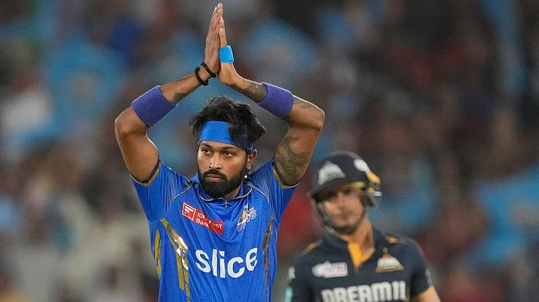 Mumbai Indians captain Hardik Pandya. - AP