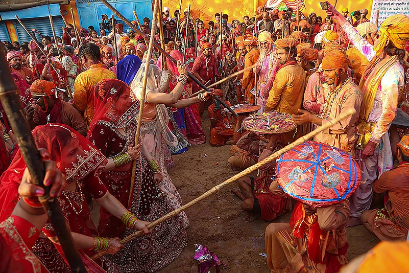 Lathmar Holi Celebration