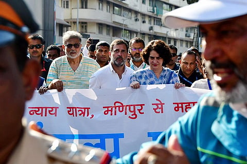 Congress'' Nyay Sankalp Padyatra in Mumbai