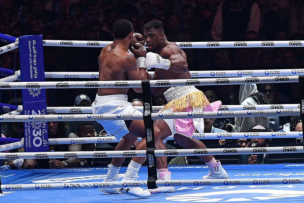 Saudi Arabia Boxing Joshua vs Ngannou