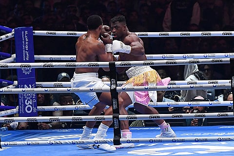 Saudi Arabia Boxing Joshua vs Ngannou