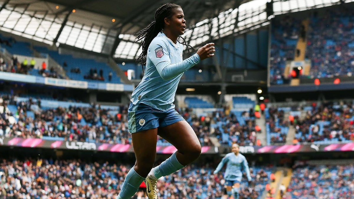 Barrington Coombs/PA)
 : Khadija Shaw scored twice as Manchester City thumped Liverpool 4-1.