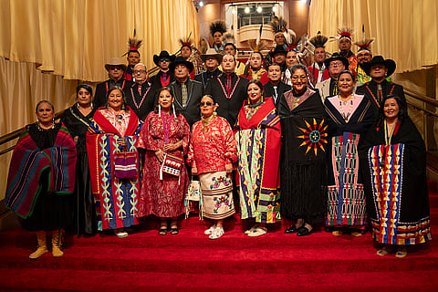 Osage Performers At Oscars 2024 Red Carpet