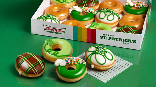 Krispy Kreme Free Doughnuts For St. Patrick's Day - Business Wire/ Krispy Kreme
