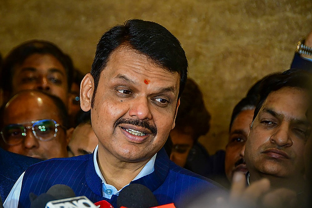 Devendra Fadnavis press conference in Mumbai