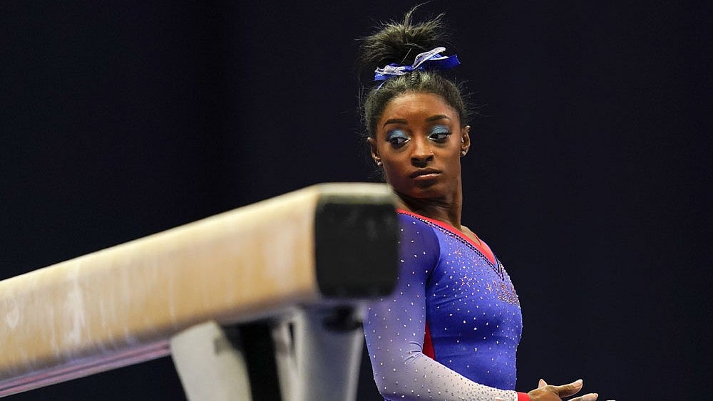 File : Simone Biles dominates US Championships. 