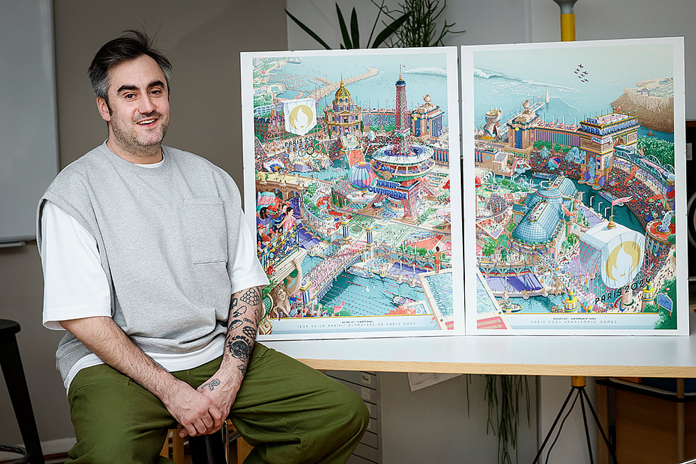| Photo: AP/Thomas Padilla : Paris Olympic Games 2024 Posters Unveiled