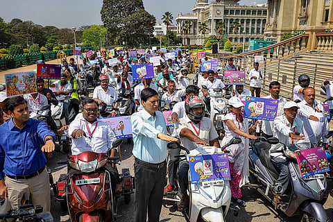 Voter awareness campaign in Bengaluru
