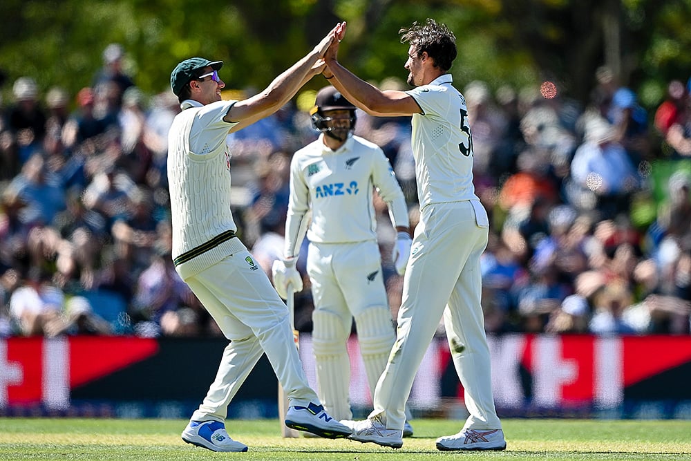 New Zealand Vs Australia 2nd Test, Day 1