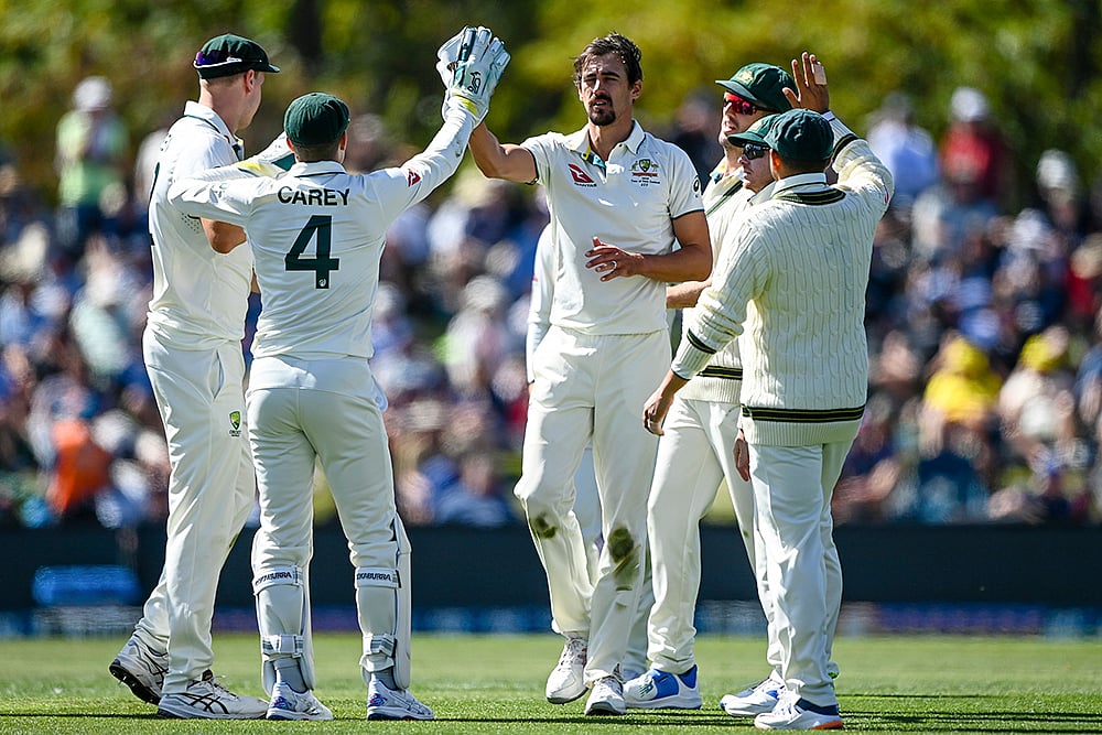 New Zealand Vs Australia 2nd Test, Day 1