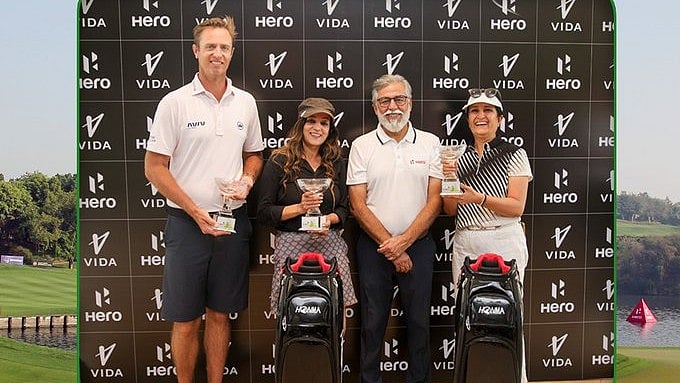 Nicolas Colsaerts' team won the DLF Golf and Country Club course, Indian Open 2024.  - (Photo: X | Hero Indian Open)