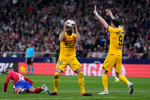 Barca are second in the La Liga table.
