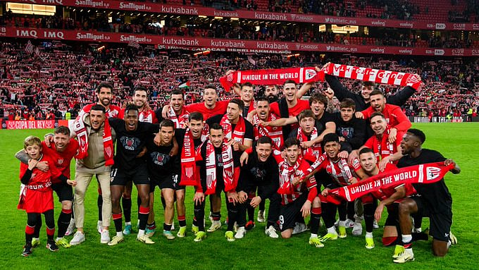 (Photo: X|Athletic Bilbao) : Athletic Bilbao enter the final round of Copa del Rey 2023-24. 