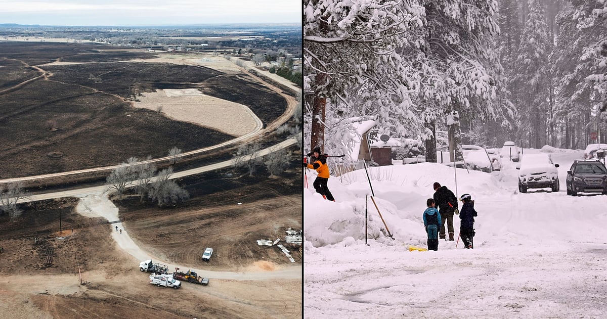 AP : Unsual Weather Pattern In The US