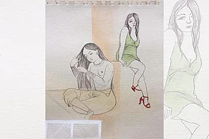 Artwork titled ‘I was not created for pleasure’ by Mayuri Chari